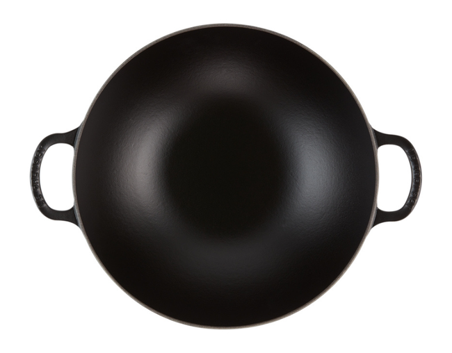 Panela Wok Signature Matte Black 32 cm | Le Creuset® Brasil - Site